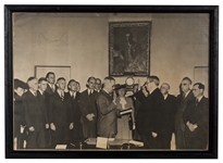 1945 Photo of Truman Taking the Oath of Office.