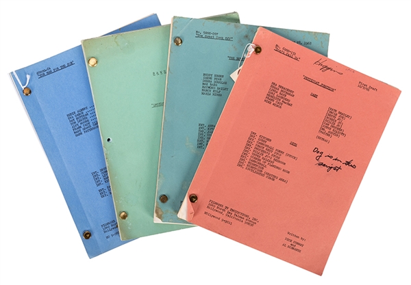 Group of Four Classic 1960s Television Scripts. Beverly Hillbillies and Others. 