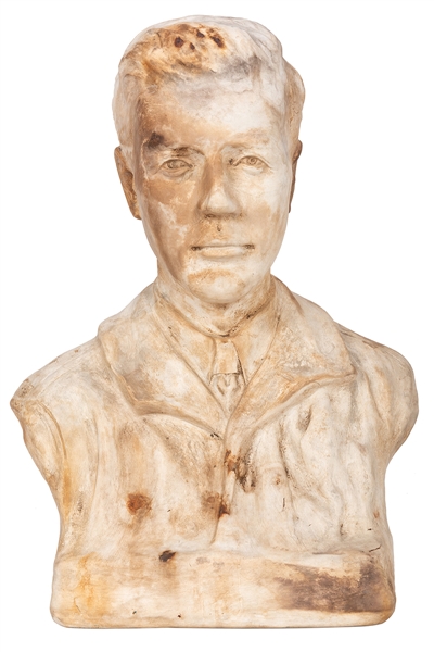 Porcelain Bust of Charles Lindbergh.