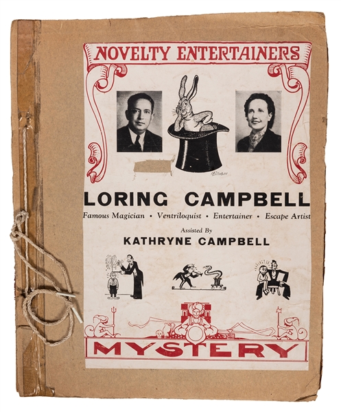 Magician Loring Campbell Scrapbook.