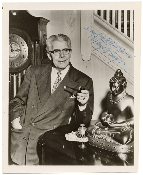  Signed Vintage Portrait Photograph of Floyd G. Thayer.