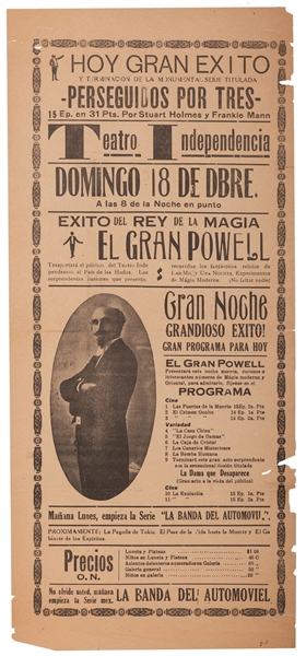 Three Spanish Language Broadsides for Powell.
