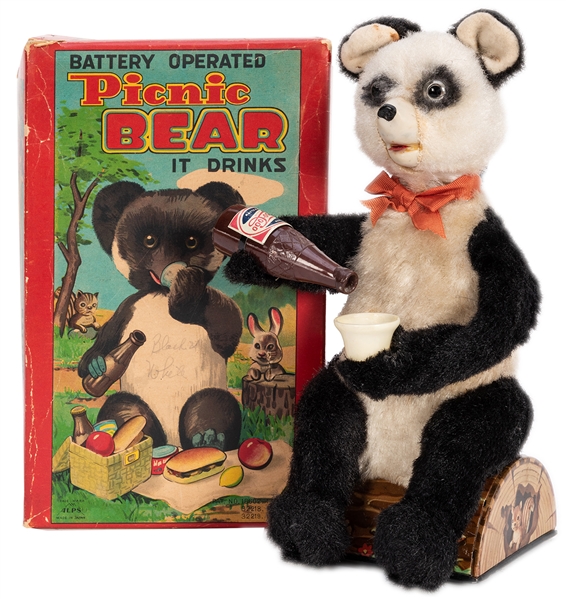 Lot Detail - Alps Battery-Operated Picnic Bear.