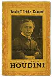 Handcuff Tricks Exposed. Illustrated Life and History of Houdini.