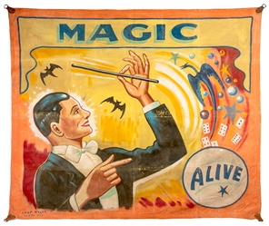 Magic. Alive. Sideshow Banner.