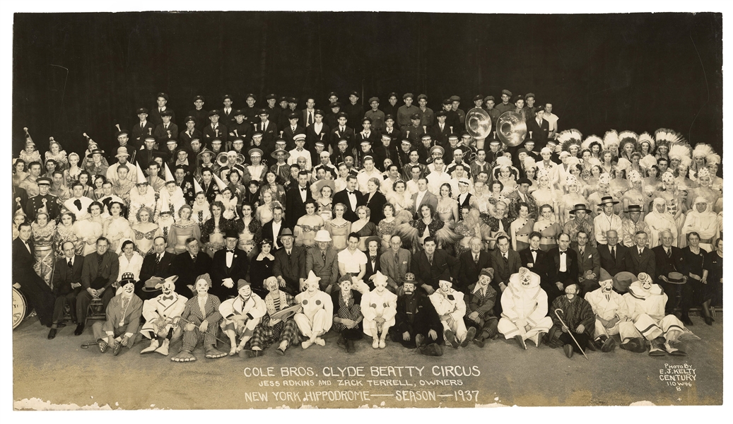 Cole Bros. Clyde Beatty Circus. New York Hippodrome—Season 1937.