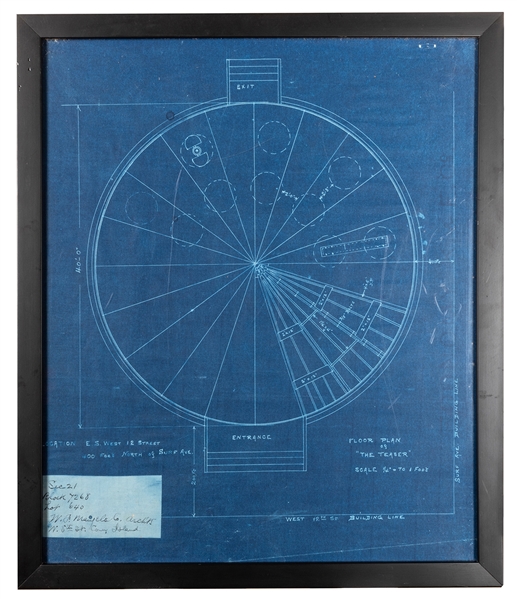 Blueprint Floor Plan of “The Teaser”