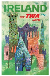 Ireland. Fly TWA Jets.