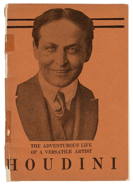 The Adventurous Life of a Versatile Artist: Houdini [cover title].