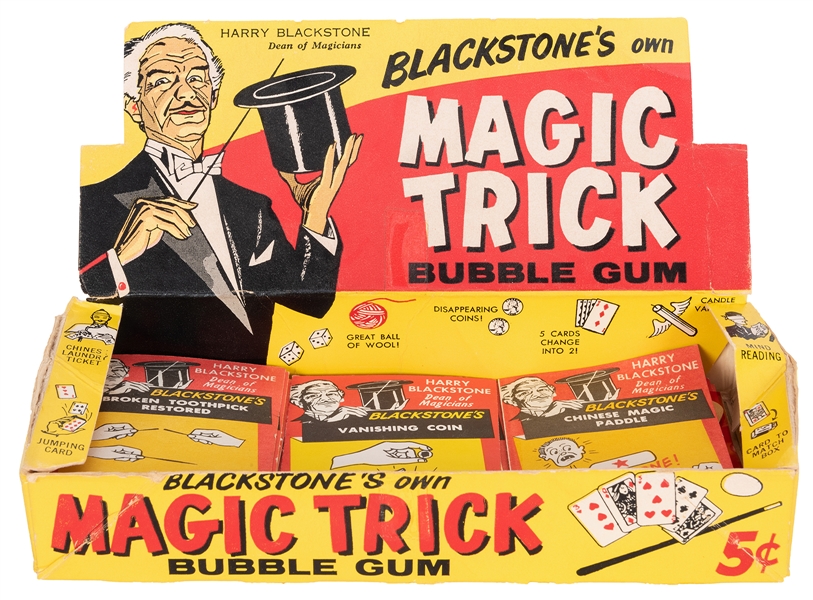 Blackstone’s Own Magic Trick Bubble Gum.