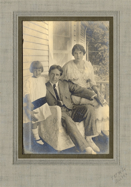 Portrait of Howard Thurston and Family.