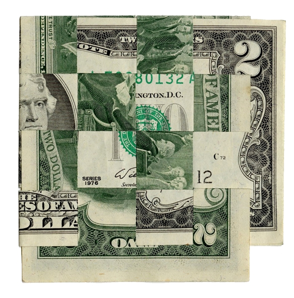 Impossible Two Dollar Bill.