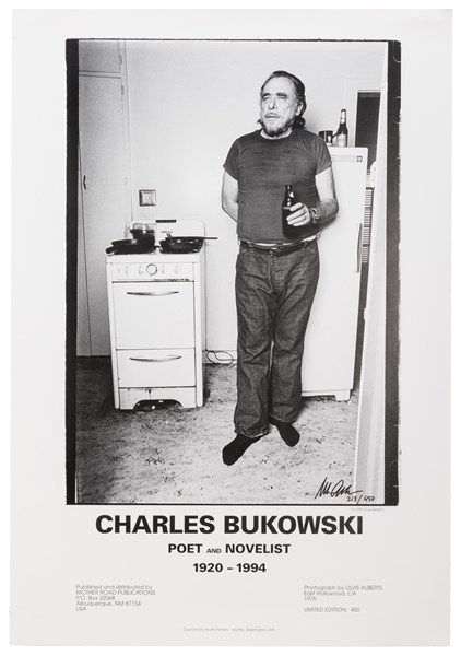 Charles Bukowski. Poet and Novelist.