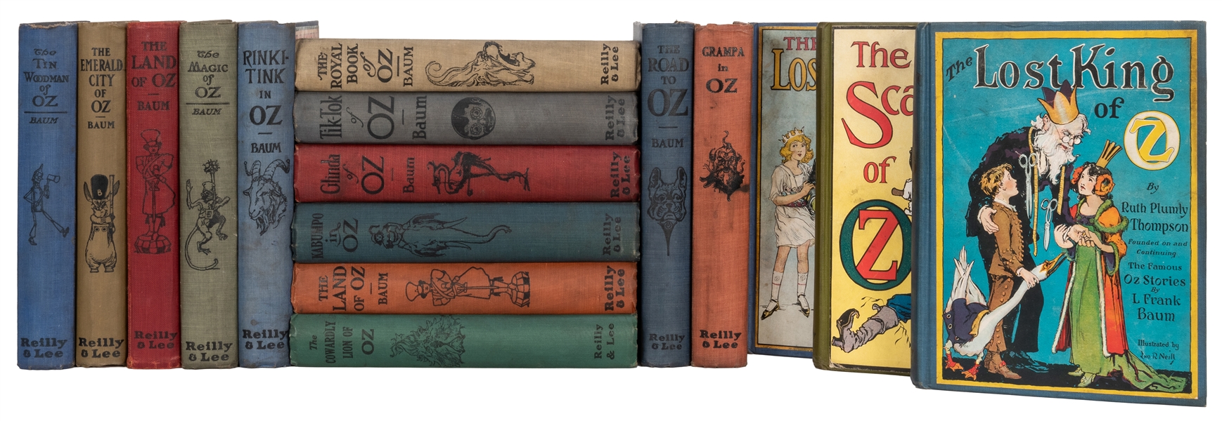 Sixteen Titles from the Wizard of Oz Series. 