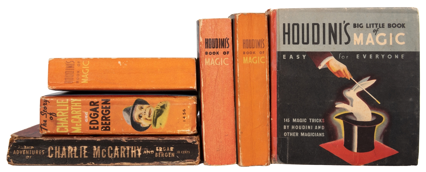 Houdini and Charlie McCarthy. Six Big Little Books.
