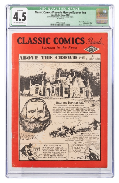 Classic Comics Presents George Daynor #nn.