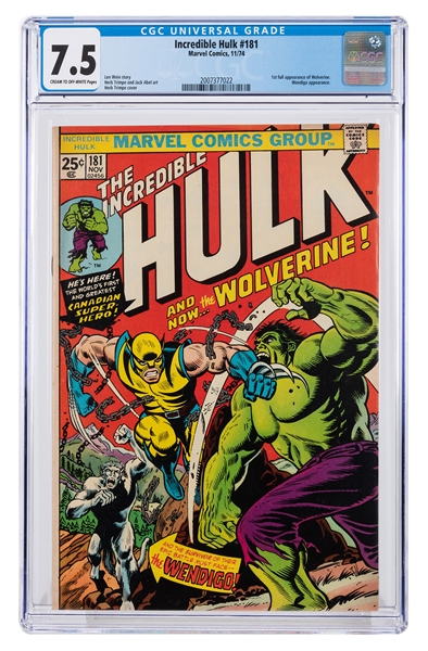Incredible Hulk No. 181.