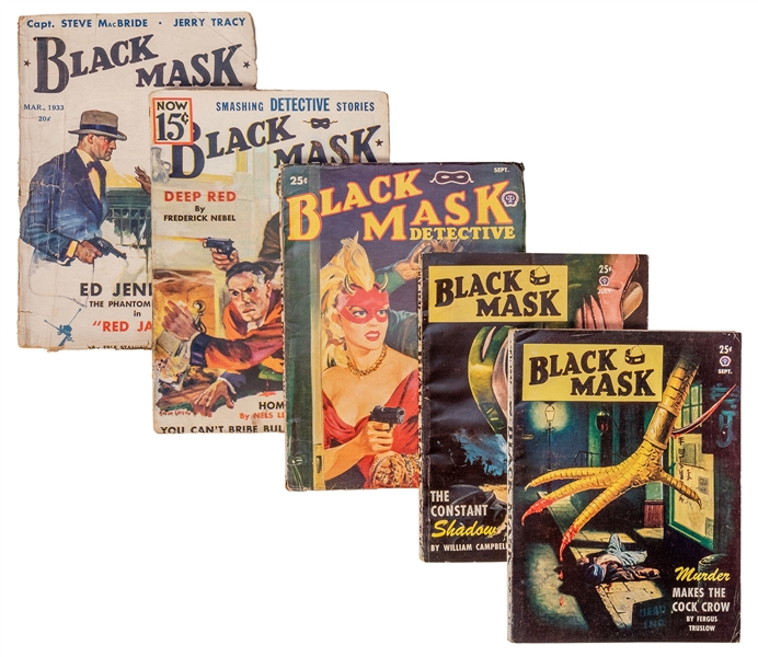 Black Mask Magazine. Five Issues.