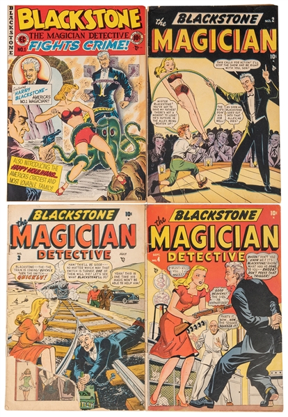 Blackstone The Magician Detective. Four Issues.