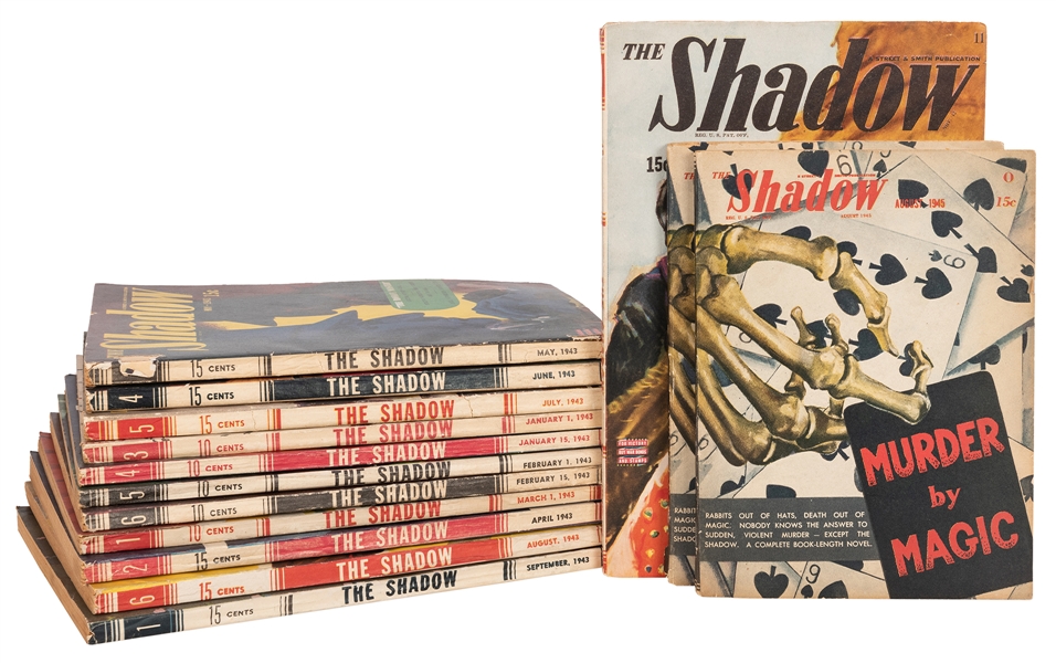 The Shadow. 1943-45. 14 Issues.