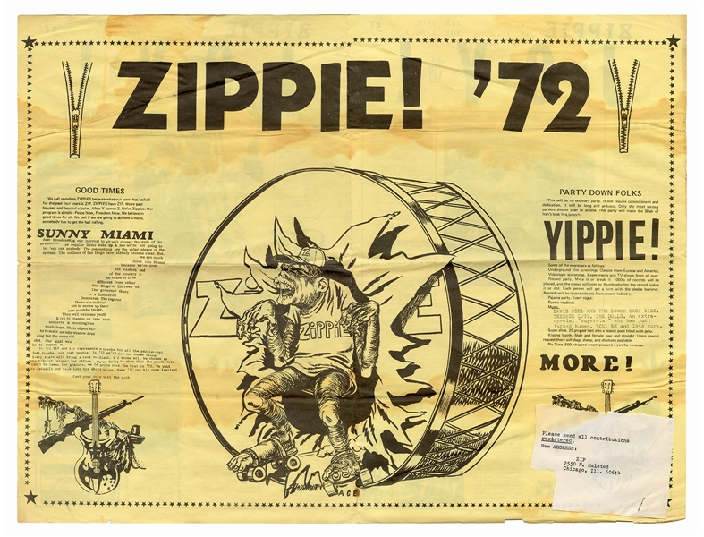Original Chicago Zippie Joy! Newsletter / The Zippie Hymnal.