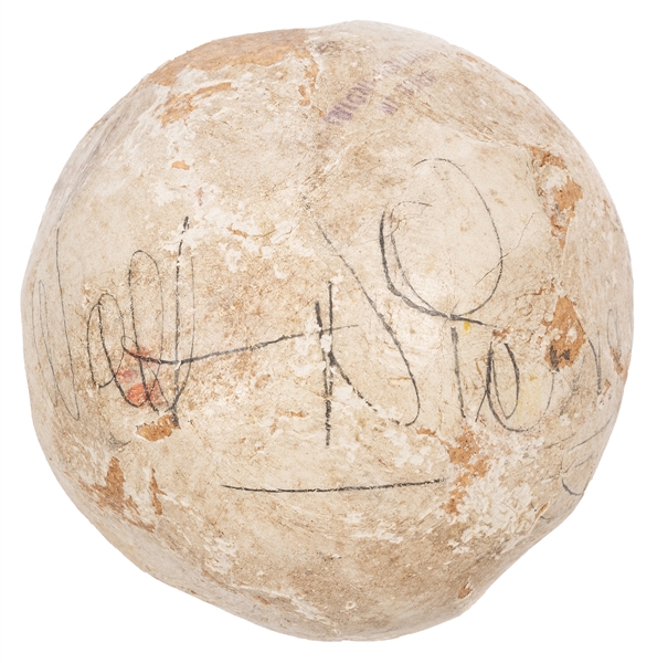 Game-Used Polo Ball Signed by Walt Disney.