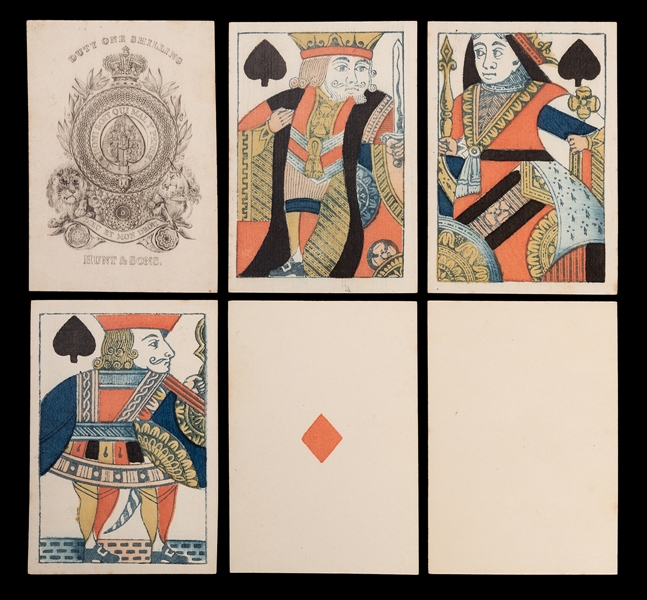 Hunt & Sons English Playing Cards.