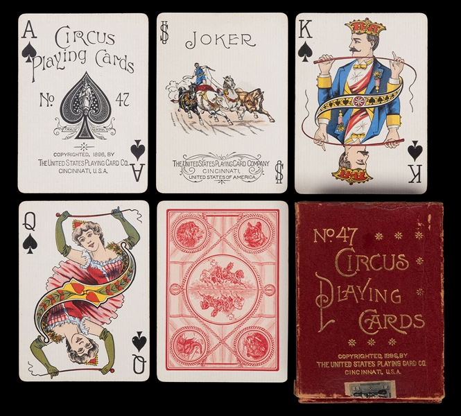United States Playing Card Co. Circus No. 47 Playing Cards.