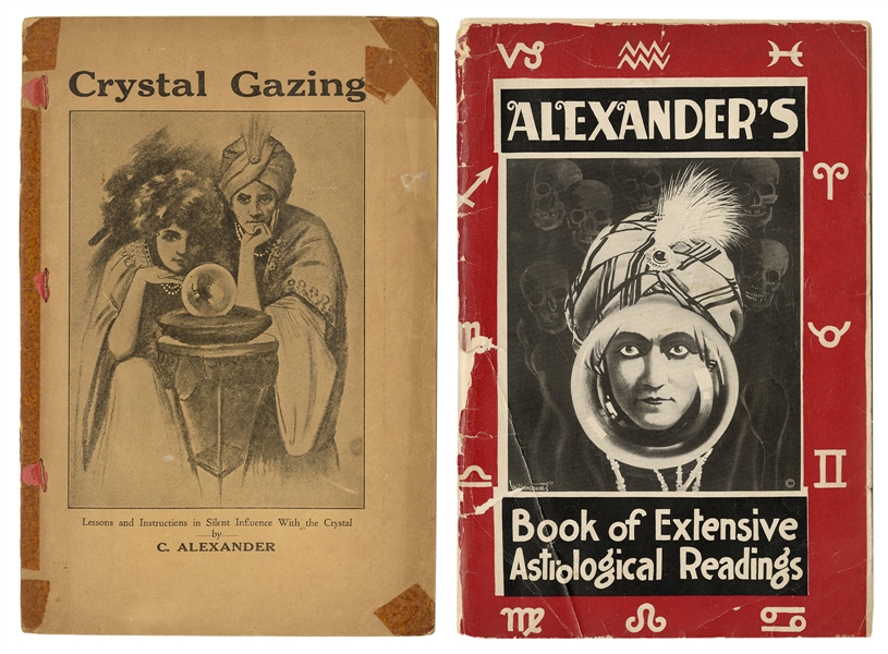 Pair of Crystal Gazing / Astrology Pitch Books.