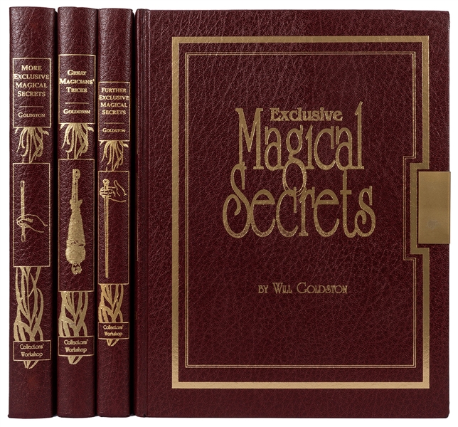 Four Goldston Deluxe Edition Magic Books.