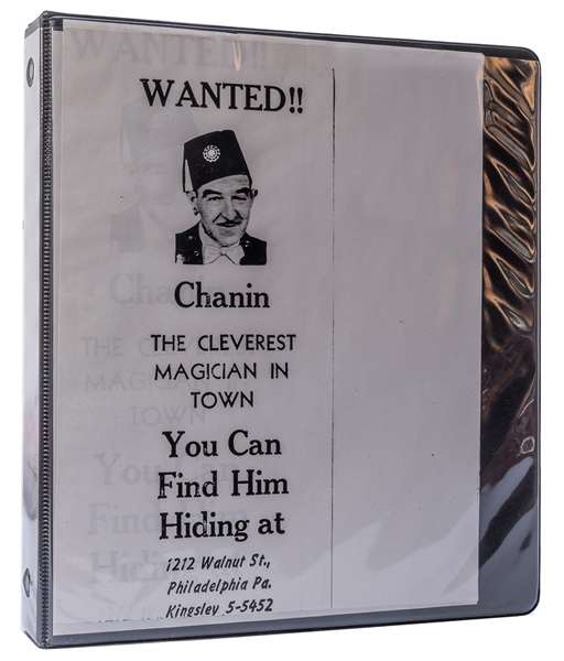 File of Jack Chanin Magic Ephemera.