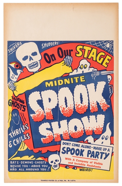 Midnite Spook Show. On Our Stage.