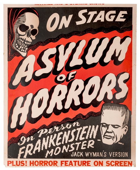 Asylum of Horrors. In Person Frankenstein Monster.