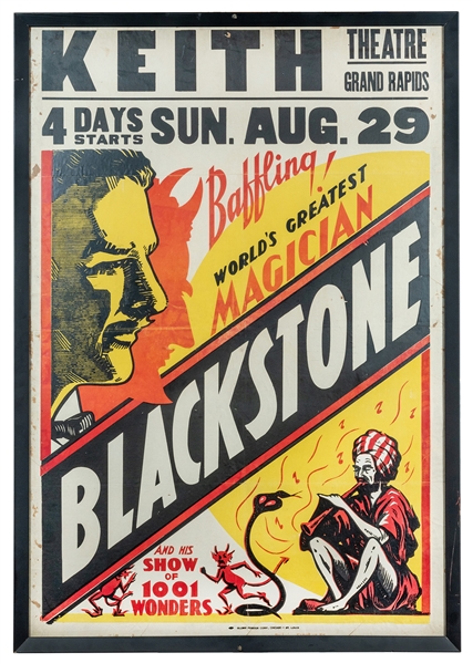 Baffling! World’s Greatest Magician. Blackstone.