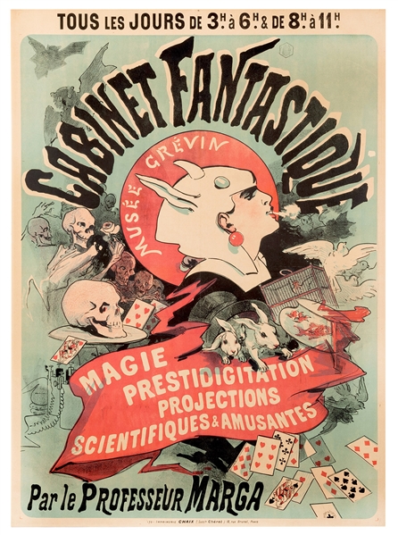 Cabinet Fantastique / Projections Scientifiques & Amusantes Par Le Professeur Marga.