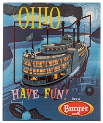 Burger Beer. Have Fun in Ohio. Cincinnati/Akron, ca. 1955.