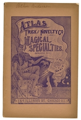 Atlas Trick and Novelty Co. Magical Specialties Catalogue No. 12. 