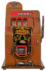Mills / Golden Nugget 25 Cent Slot Machine.
