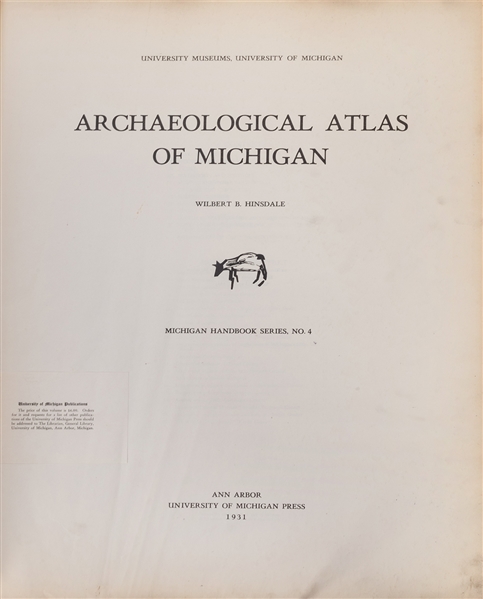 Archeological Atlas of Michigan.