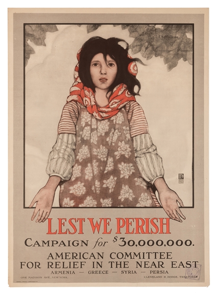 Lest We Perish. American Committee for Relief in the Near East.