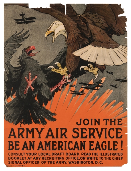 Join the Army Air Service / Be An American Eagle!