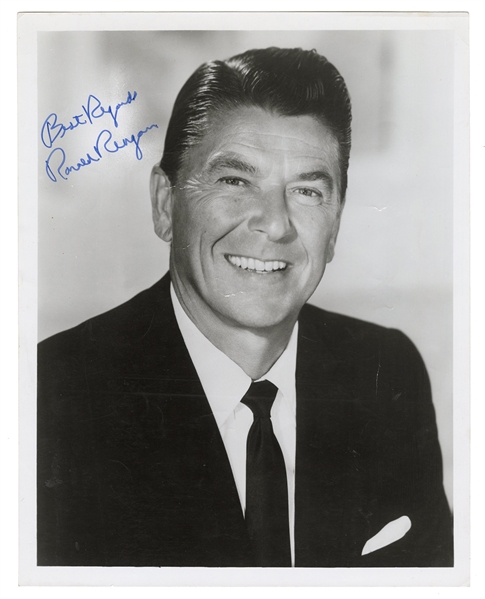 Ronald Reagan Signed Photo.