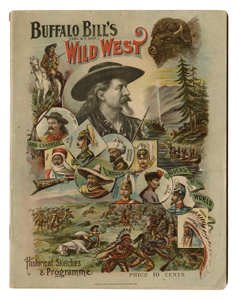 1896 Buffalo Bill’s Wild West Historical Sketches and Program.