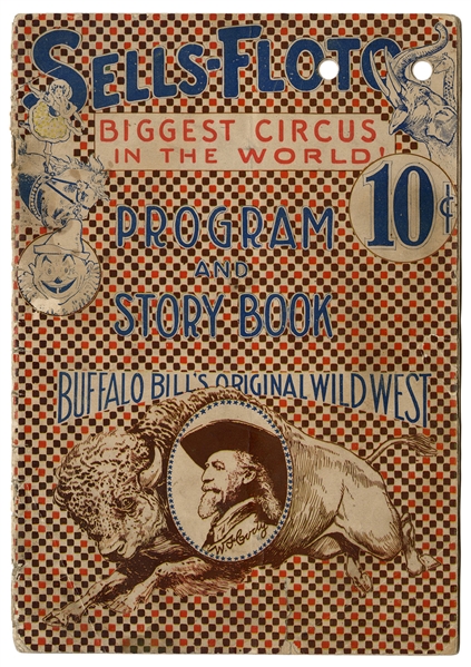 1914 and 1915 Buffalo Bill’s Original Wild West. Sells-Floto Circus Program and Story Book.