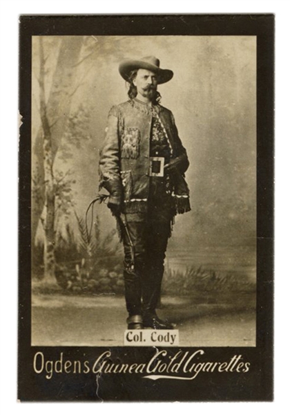Buffalo Bill Ogden Cigarette Card.