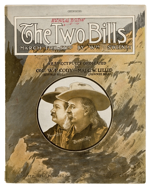 Buffalo Bill and Pawnee Bill Sheet Music.