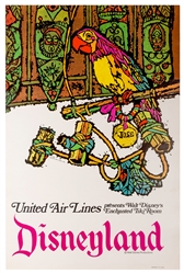 United Air Lines Presents Walt Disneys Enchanted Tiki Room. Disneyland. 1968.