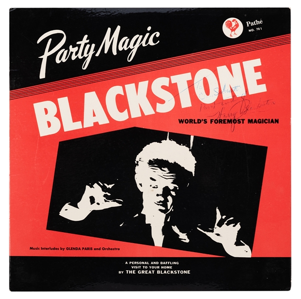 Blackstone’s Party Magic Record, Signed.