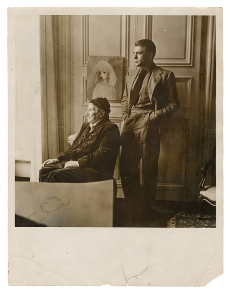 Gertrude Stein and Horst P. Horst Press Photo.