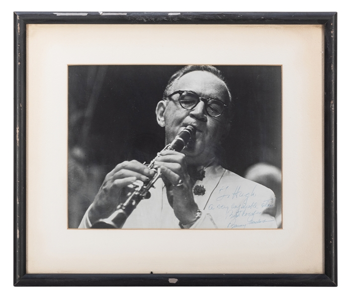 Benny Goodman Inscribed and Signed Photograph.